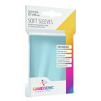 (67x94 mm) Gamegenic - Soft Sleeves - Clear (100 Sleeves)