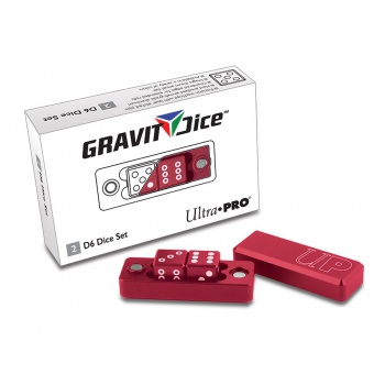 Gravity Dice D6 - Crimson - 2 Dice Set_boxshot