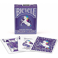 Bicycle Purple Unicorn Playing Cards