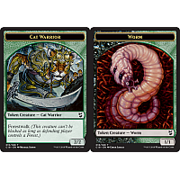 Cat Warrior // Worm [Token]