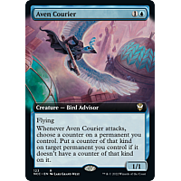 Aven Courier (Foil) (Extended Art)