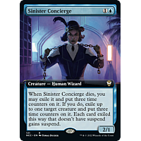 Sinister Concierge (Foil) (Extended Art)