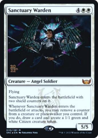 Sanctuary Warden (Foil) (Prerelease)_boxshot