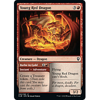 Young Red Dragon // Bathe in Gold
