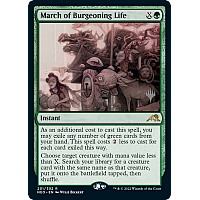 March of Burgeoning Life