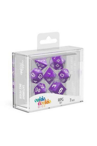 Oakie Doakie Dice RPG Set Solid - Purple (7)_boxshot
