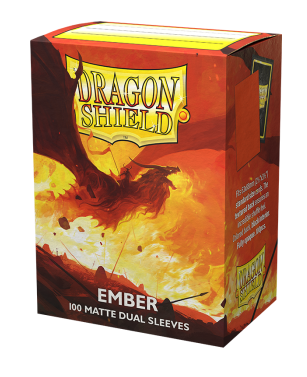 Dragon Shield Dual Matte Sleeves - Ember (100 Sleeves)_boxshot