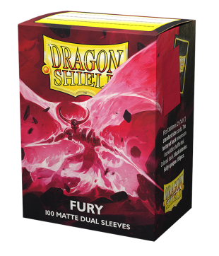 Dragon Shield Dual Matte Sleeves - Fury (100 Sleeves)_boxshot