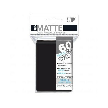 60ct Pro-Matte Black Small Deck Protectors_boxshot