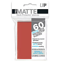 60ct Pro-Matte Red Small Deck Protectors