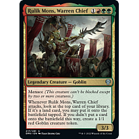 Rulik Mons, Warren Chief (Foil)