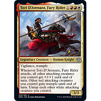 Tori D'Avenant, Fury Rider