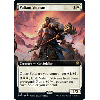 Valiant Veteran (Foil) (Extended Art)