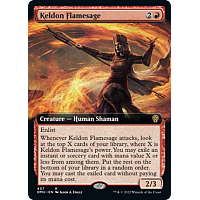 Keldon Flamesage (Foil) (Extended Art)