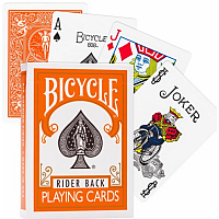 Bicycle Rider Standard poker cards (Orange)