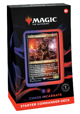 Magic the Gathering Starter Commander Deck - Chaos Incarnate_boxshot
