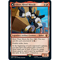 Slicer, Hired Muscle // Slicer, High-Speed Antagonist (Foil)