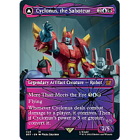 Cyclonus, the Saboteur // Cyclonus, Cybertronian Fighter (Borderless)