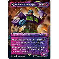 Optimus Prime, Hero // Optimus Prime, Autobot Leader (Foil) (Borderless)