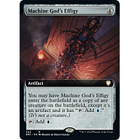 Machine God's Effigy (Foil) (Extended Art)