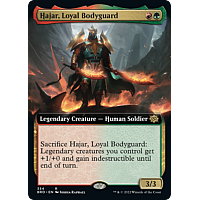 Hajar, Loyal Bodyguard (Foil) (Extended Art)
