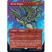 Shivan Dragon (Foil) (Borderless)