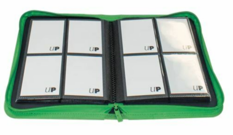 UP - Vivid:  4-Pocket Zippered PRO-Binder - Green_boxshot