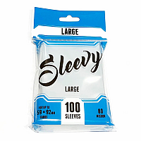 Sleevy LARGE – Klara/Clear (100 sleeves for 59x92 mm cards)