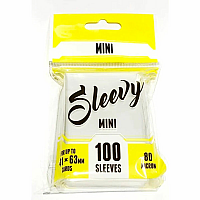 Sleevy MINI - Clear/klara (100 sleeves for 41x63 mm cards)