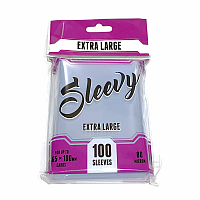 Sleevy XL – Clear/Klara (100 sleeves for 65x100 mm cards)