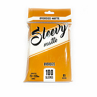 Sleevy OVERSIZE – matte (100 sleeves for 79x120 mm cards)