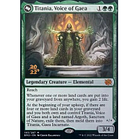 Titania, Voice of Gaea // Titania, Gaea Incarnate (Foil) (Prerelease)
